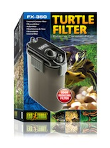 Water filter for turtles